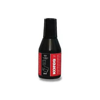 Culoarea ștampilei Kores negru 27ml Culoarea ștampilei Kores negru 27ml