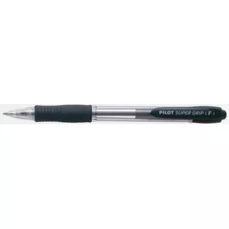 Pix Pilot super grip 0,7 mm negru / reumplere 2110 corp transparent Pix Pilot super grip 0,7 mm negru / reumplere 2110 corp transparent