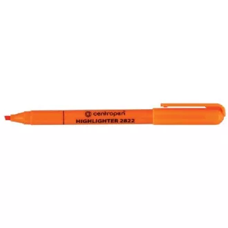 Evidențiator Centropen 2822 portocaliu lățime vârf 1-3mm Evidențiator Centropen 2822 portocaliu lățime vârf 1-3mm