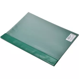 Capsator A4 ROC PVC cu buzunar frontal frontal, spate verde transparent