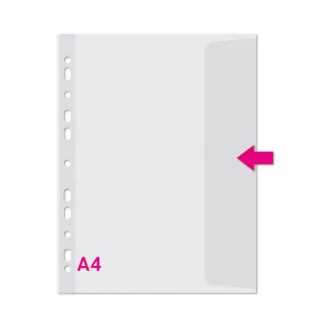 Coperta A4 cu clapă transparent PH 203 eurobalama 110mic 10buc