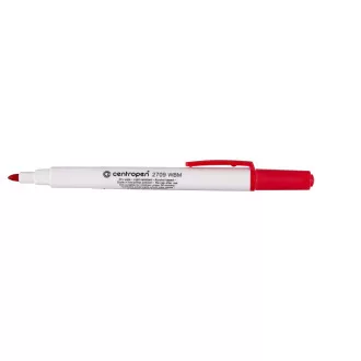 Marker Centropen 2709 pentru table albe varf cilindric rosu 1,8 mm Marker Centropen 2709 pentru table albe varf cilindric rosu 1,8 mm