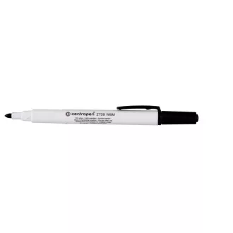 Marker Centropen 2709 pentru table albe varf cilindric negru 1,8 mm