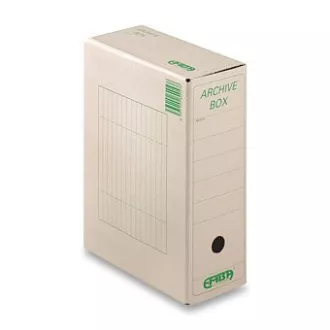 Cutie de dosar 330x260x110mm EMBA natural (eticheta verde)
