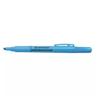 Evidențiator Centropen 8722 vârf cu pană albastru 1-4mm Evidențiator Centropen 8722 vârf cu pană albastru 1-4mm