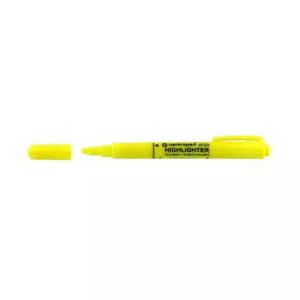 Evidențiator Centropen 8722 vârf cu pană galbenă 1-4mm Evidențiator Centropen 8722 vârf cu pană galbenă 1-4mm