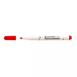 Marker Centropen 2739 pentru textile vârf cilindric roșu 3,5 mm Marker Centropen 2739 pentru textile vârf cilindric roșu 3,5 mm