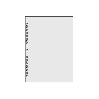 Coperta A4 "U" E75 / 80 eurobalama rigidă netedă transparentă 100buc Coperta A4 "U" E75 / 80 eurobalama rigidă netedă transparentă 100buc