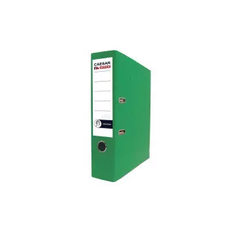 Dosar cu pârghie A4 de 8 cm Senator Rado pressboard inel pentru degete din metal verde. frunziş