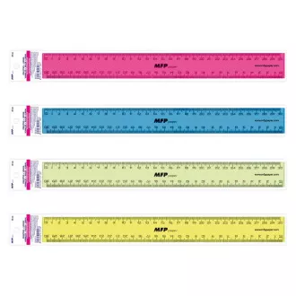 Rigla 30cm CULORI amestec de culori
