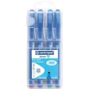 Marker Centropen 4621/4 F Liner 4 culori 0,3 mm