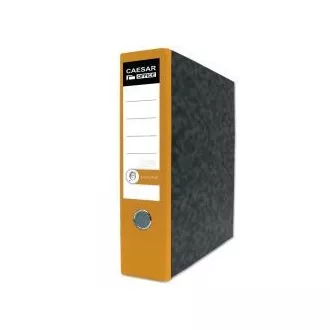 Binder A4 8cm pârghie Executive cotor galben cu o gaură pentru un deget Binder A4 8cm pârghie Executive cotor galben cu o gaură pentru un deget