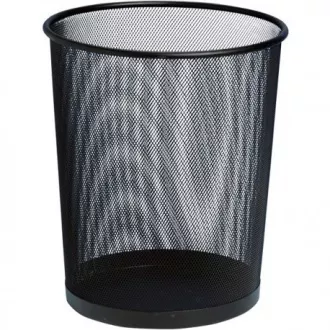 Coș de gunoi din sârmă mare negru 19L Coș de gunoi din sârmă mare negru 19L