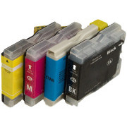 MultiPack BROTHER LC-970 + 20 bucati Hârtie foto (LC970BK,  LC970C,  LC970M,  LC970Y) - Cartuș TonerPartner PREMIUM, black + color (negru + color)