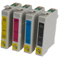 MultiPack EPSON T0715 + 20 bucati Hârtie foto (C13T07154010) - Cartuș TonerPartner PREMIUM, black + color (negru + color)