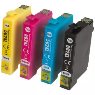 MultiPack EPSON T502-XL (C13T02W64010) - Cartuș TonerPartner PREMIUM, black + color (negru + color)