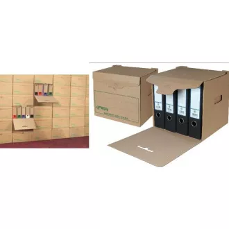 Cutie de colectare 325x295x325mm EMBA TIP I / 4 H / H pentru 4 liante imprimeu verde
