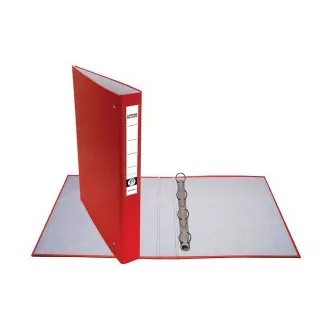 Binder A4 4cm 4 inele PP Imperator roșu