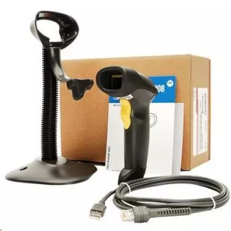 Cititor de coduri de bare Zebra LS2208, KIT, negru, USB-HID