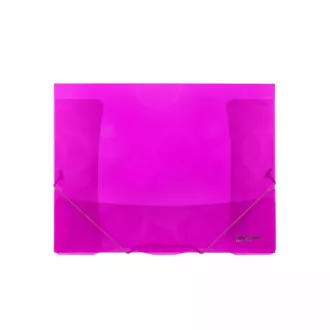 Folder A4 3 clape cu cauciuc Neo Colori PP roz Folder A4 3 clape cu cauciuc Neo Colori PP roz