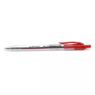 Pix Centropen Slide ball 2225 plastic 0.3mm corp roșu transparent Pix Centropen Slide ball 2225 plastic 0.3mm corp roșu transparent