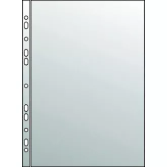Coperta A4 "U" eurobalama PE neted lucios 50mic transparent 100buc