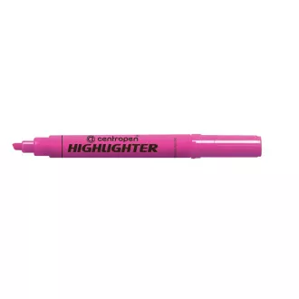 Evidențiator Centropen 8552 roz vârf cu pană 1-4,6 mm Evidențiator Centropen 8552 roz vârf cu pană 1-4,6 mm