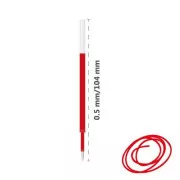 Umplutură cu gel 205A 0.5mm roșu / până la 205A