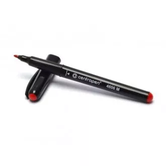 Marker Centropen 4606/2606 CD / DVD / BD roșu 1mm Marker Centropen 4606/2606 CD / DVD / BD roșu 1mm