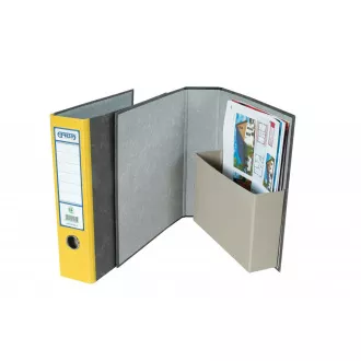 Liant de arhivă cu buzunar A4 7,5cm galben