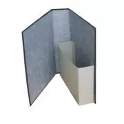Liant de arhivă cu buzunar A4 7,5cm negru