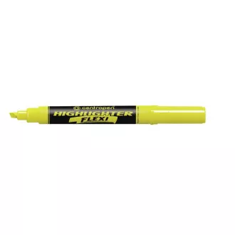 Highlighter Centropen 8542 Highlighter Flexi vârf cu pană galbenă 1-5mm