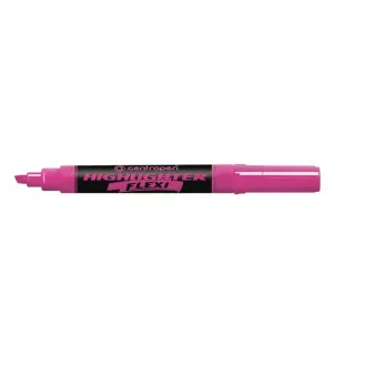 Highlighter Centropen 8542 Highlighter Flexi roz vârf cu pană 1-5mm