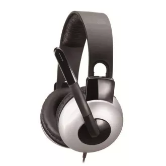 Căști GENIUS cu microfon HS-05A, cablu roll-up