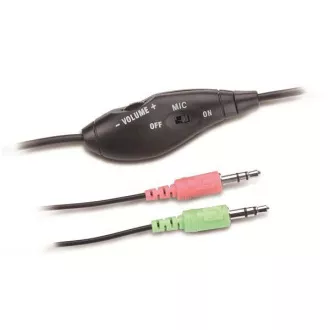 Căști GENIUS cu microfon HS-05A, cablu roll-up