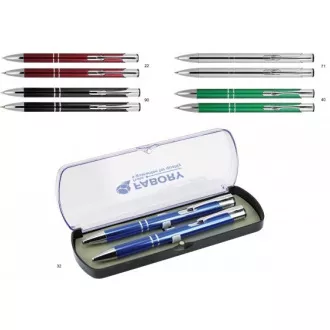 Set pix aluminiu și microcreion Empen Solomon A10.2238 în cutie de plastic amestec de corp albastru