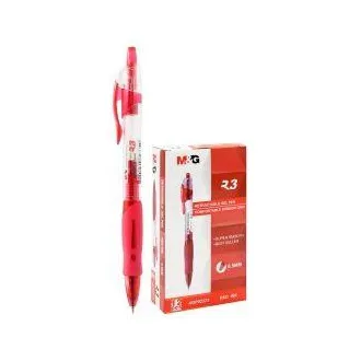Pix gel MG AGPb02372 0,5 mm corp roșu transparent Pix gel MG AGPb02372 0,5 mm corp roșu transparent