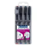 Marker Centropen 4616/4 F Liner CD / DVD / BD 4 culori 0,6 mm