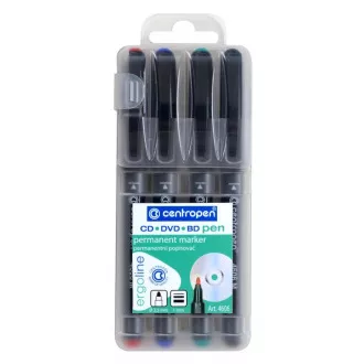 Marker Centropen 4606/4 CD / DVD / BD 4 culori