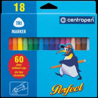 Marker Centropen 2510/18 18 culori 2-3mm