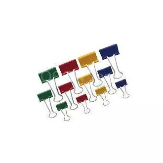 Clip Binder 15mm 12buc culoare