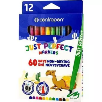 Marker Centropen 2510/12 12 culori 2-3mm Marker Centropen 2510/12 12 culori 2-3mm