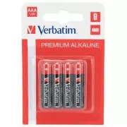 VERBATIM Baterii alcaline AAA, 4 PACK, LR3