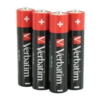 VERBATIM Baterii alcaline AAA, 4 PACK, LR3
