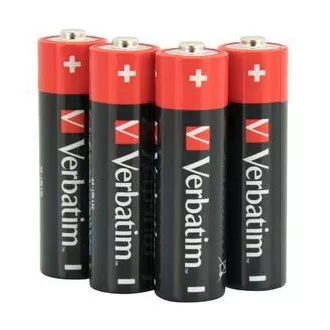 VERBATIM Baterii alcaline AA, 4 PACK, LR6