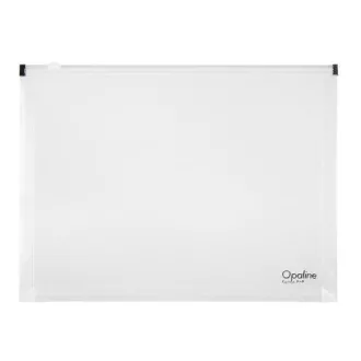 Plic A5 PP cu fermoar transparent