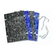 Dosar A4 cu șireturi de marmură albastră