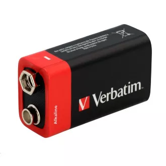 VERBATIM Baterii alcaline 9V, 1 PACK, 6LR61