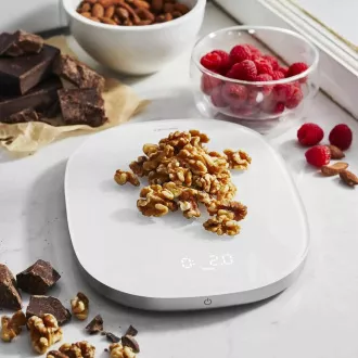ZWILLING cântar de bucătărie digital, baterie Li-ion, sursă de alimentare USB, sticlă, argintiu - Enfinigy ZWILLING cântar de bucătărie digital, baterie Li-ion, sursă de alimentare USB, sticlă, argintiu - Enfinigy