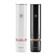 ZWILLING râșnițe electrice de condimente, alb-negru, baterie litiu-ion, încărcare USB, 2 buc. - Enfinigy